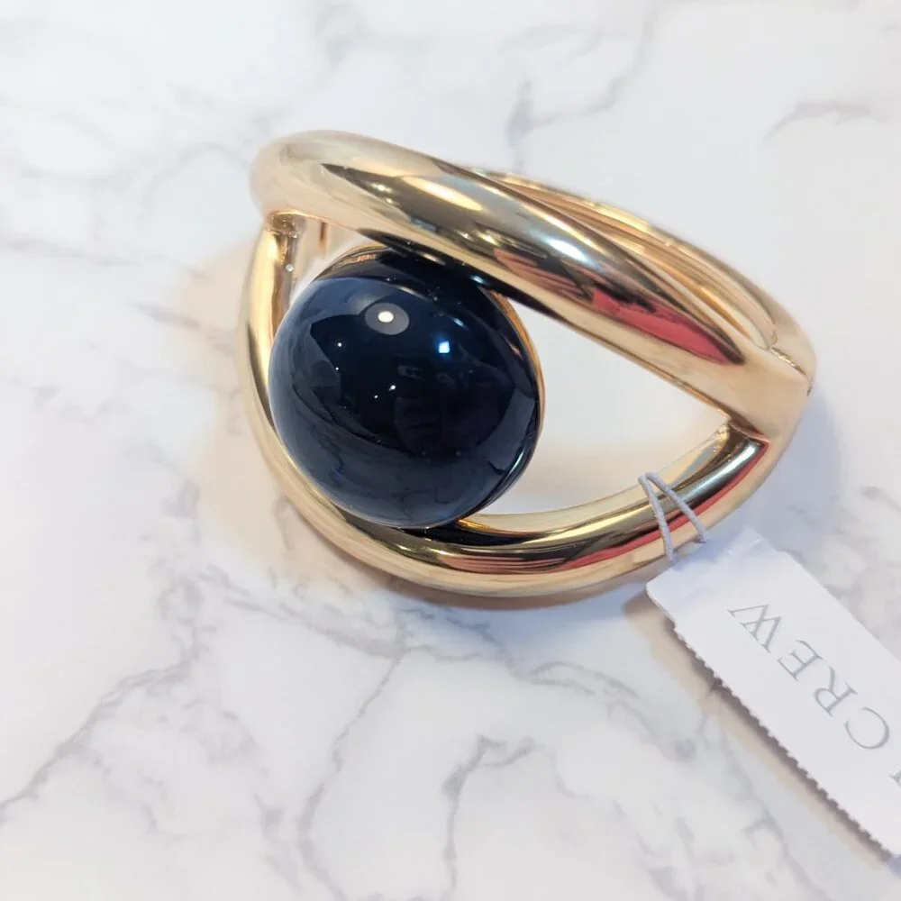 J.Crew Glass Stone Cuff Bracelet